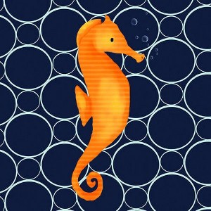 Oopsy Daisy's Fred the Seahorse Canvas Wall Art - Size 10x10 - 1 of 1