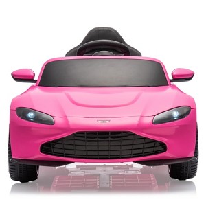Ride on Sports Car for Kids, Licensed Aston Martin Battery Powered Car, 12V Toddles Ride on Toy for Boys Girls - 1 of 4