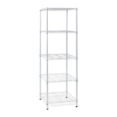 Buy HoneyCanDo 5 Tier Slim Shelving Unit White Online at Lowest Price