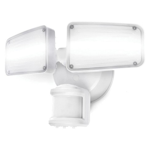 MAXSA Innovations Battery-Powered Motion-Activated Outdoor Night-Light,  White