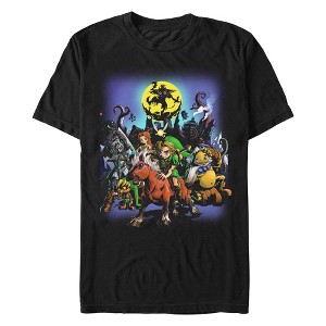 Men's Nintendo The Legend of Zelda 3D Poster T-Shirt - 1 of 4