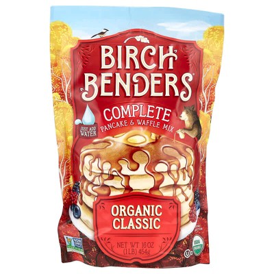 Birch Benders, Complete Pancake & Waffle Mix, Organic Classic, 16 oz