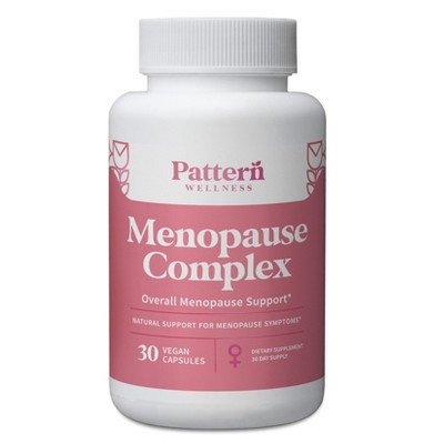 Pattern Wellness Menopause Complex Supplement - 30 Count