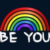 Adult Design By Humans Be You Rainbow Pride By Chos T-Shirt - 2 of 2