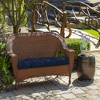ARDEN Outdoor Wicker Settee Cushion 41.5 x 18 - 2 of 4