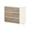 Max & Lily Solid Wood Scandinavian 3-Drawer Dresser - 2 of 4