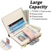 BEAFUP Small Wallets for Women,RFID Blocking - Slim Bifold Wallet with Zipper Pocket & ID Window - for Travel, Parties, Everyday Use - 4 of 4