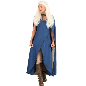 HalloweenCostumes.com Women's Fiery Queen Costume, Blue Dragon Queen Character Outfit for Halloween - 1 of 4