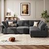 106" Modular Sectional Sofa for Living Room, L Shaped Convertible Sectional Couches, 4-Seater Cloud Couch with 6 Pillows - 3 of 4