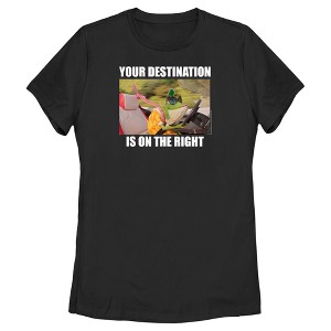 Women's Sing 2 Miss Crawly Your Destination is on the Right T-Shirt - 1 of 4