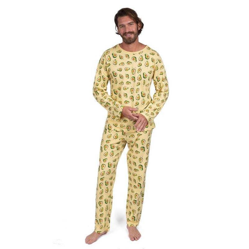 Leveret Mens Two Piece Cotton Comfortable Fit Pajamas, 1 of 4