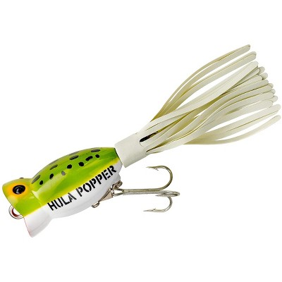 Arbogast Hula Popper Frog White Belly