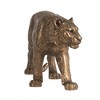 NAYSAYE Party Decoration and Accessories Tiger Statue Decor Gleaming Coppery Finish for Home and Office, Antique Gold, 3.5"*5.5"*1.5" - 4 of 4