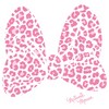 Girl's Minnie Mouse Cheetah Print Bow T-Shirt - 2 of 4