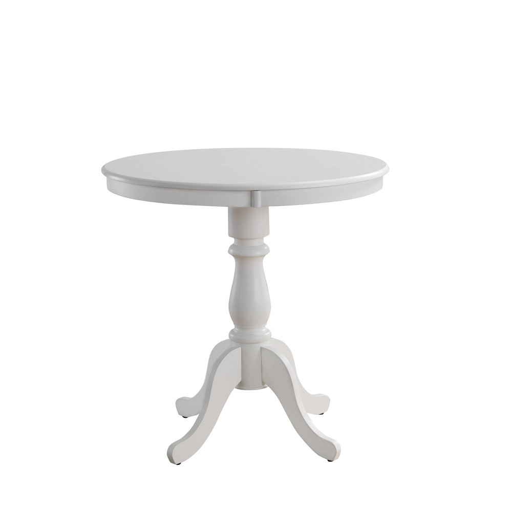 Photos - Dining Table 36" Salem Round Pedestal Bar Table White - Carolina Chair & Table