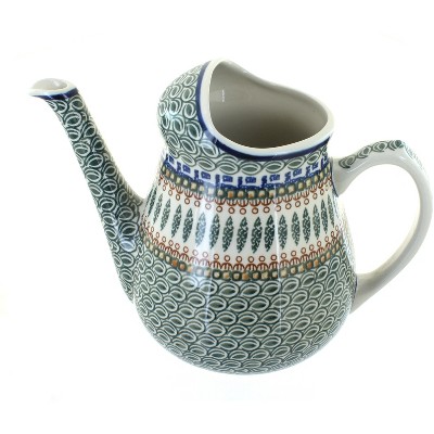 Blue Rose Polish Pottery 521 Ceramika Artystyczna Watering Can