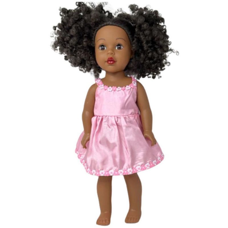 Doll Clothes Superstore Pink Darling Dress Fits 18 Inch Girl Dolls Like American Girl Our Generation My Life Dolls, 3 of 5