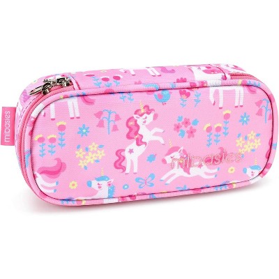 Fmeida Girls Pencil Case for Kids, Multi-Slot Pencil Pouch, Pink