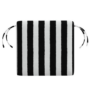 18" x 18" Outdoor Seat Cushion Brush Cabana - Skyline Furniture - 1 of 4