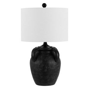 Rhynne Table Lamp - 22.5 Inch Height - TBL4496 - Black - Safavieh - 1 of 4