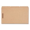 Universal Reinforced Top Tab Fastener Folders, 0.75" Expansion, 2 Fasteners, Legal Size, Brown Kraft Exterior, 50/Box - 4 of 4