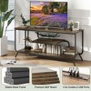 TV Stand with Power Outlets for Televisions up to 55Inch, 55" Media Entertainment Center with Charging Station - 3 of 4