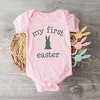 The Juniper Shop Bunny First Easter Baby Bodysuit - 2 of 2