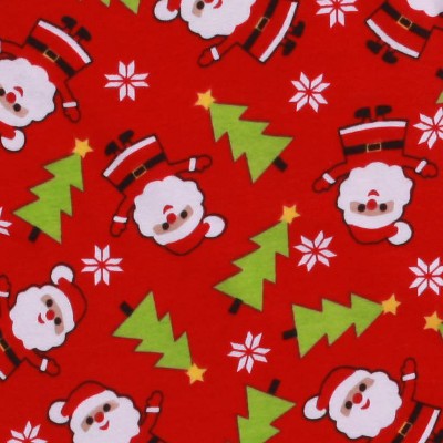 red santa snowflake