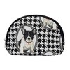Signare USA French Bulldog Black and White Cosmetic Make Up Bag - 3 of 4