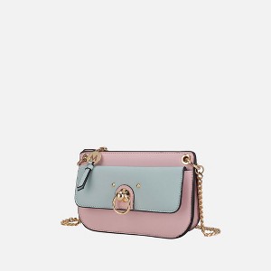 MKF Collection Jill Vegan Leather Color Block Crossbody Handbag by Mia K - 1 of 4