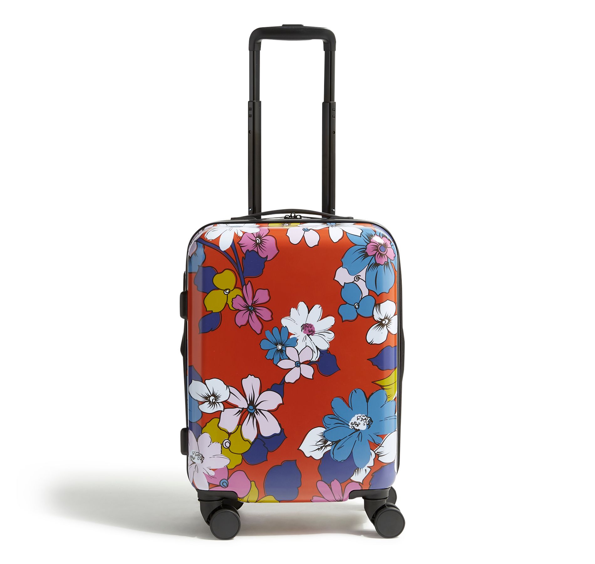 Vera Bradley Women's Outlet Small Hardside Spinner Suitcase Balsam Garden