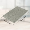 Unique Bargains Bathroom Rug Mat Non-Slip Chenille Shaggy 15.75"x23.62"x1.06" - 2 of 4
