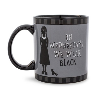 Silver Buffalo Addams Family Wednesday Mug