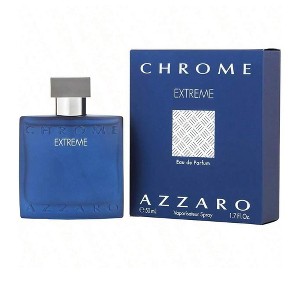 Chrome Extreme By Azzaro Men Juniper Berries, Sea Notes, Cashmeran, Amber, Green Mandarin Eau De Parfum Spray 1.6 Oz - 1 of 1