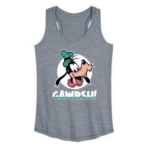 Women's - Disney - Goofy Gawrsh Graphic Racerback Tank - 1 of 4
