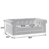 LAOTIES Elevated Dog Sofa Bed for Small And Medium Dogs,Modern Linen Pet Couch with Durable Frame And Cushion - 3 of 4