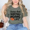 Simply Sage Market Women's Basketball Mom Life Short Sleeve Graphic Tee - 2 of 3