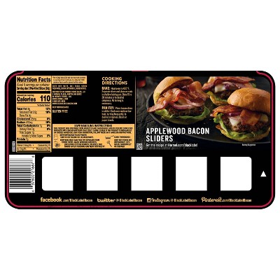 Hormel Black Label Applewood Smoked Thick Cut Bacon - 12oz