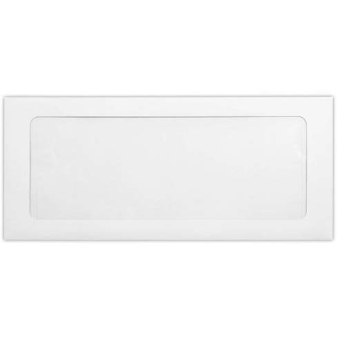 Lux #10 Full Face Window Envelopes (4 1/8 X 9 1/2) 50/pack 80lb. White ...