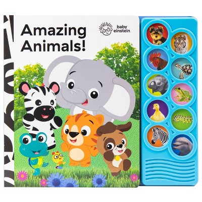 Baby Einstein Amazing Animals 10 Button Sound Book (Board Book)