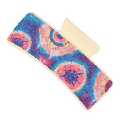 Unique Bargains Women's Fashion Grace Blooming Hair Clips 3.94"x1.97"x1.77" Pink Blue 1 Pc