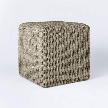 Lynwood Square Woven Cube Natural - Threshold™ designed with Studio McGee