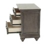 NicBex Nightstand with 3 Drawers,1pc Side Table with Wood Frame,Bedside Table for Bedroom,Living Room - 4 of 4