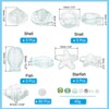 Unique Bargains Jewelry Making Craft Embellishments Ocean Animal Glass Beads - 2 of 4