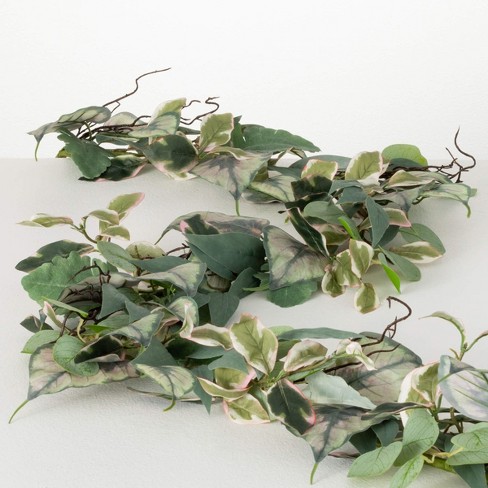 72 Long Green Artificial Olives Leaves Vine Garland