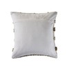 HomeRoots 20" X 20" Tan And Beige Polyester Geometric Zippered Pillow - 4 of 4