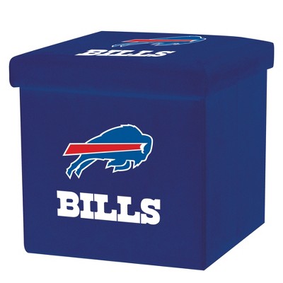NFL Franklin Sports Buffalo Bills Storage Ottoman with Detachable Lid