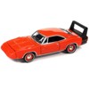 1969 Dodge Charger Daytona HEMI Orange w/Black Tail Stripe "MCACN" Ltd Ed to 4332 pcs 1/64 Diecast Model Car by Johnny Lightning - 2 of 3