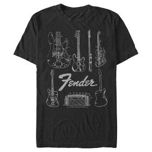 Men's Fender Guitar Chart T-Shirt - 1 of 4