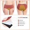 VOXSHE Period Incontinence Underwear for Women Washable Leak Proof Underwear for Women 150ml High Absorbent - 4 of 4